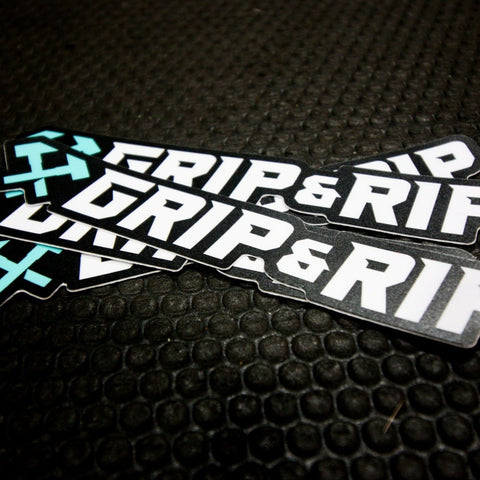 GRIP AND RIP Sticker